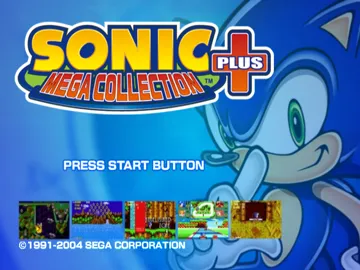 Sonic Mega Collection Plus screen shot title